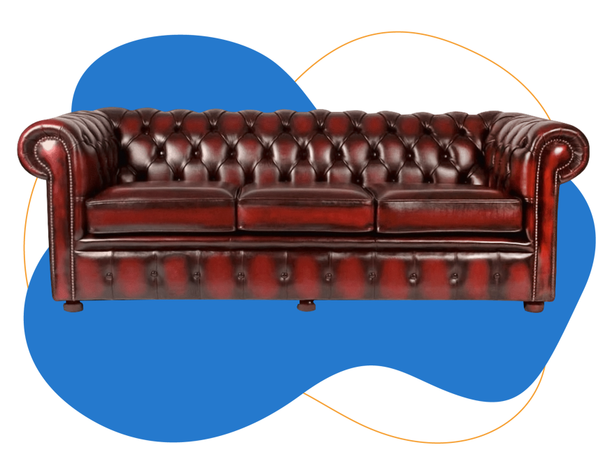 leather sofa